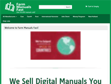 Tablet Screenshot of farmmanualsfast.com